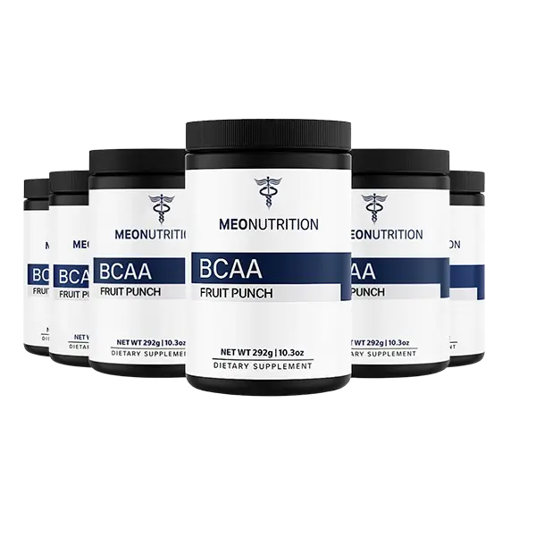 6 Jars of BCAA Fruit Punch