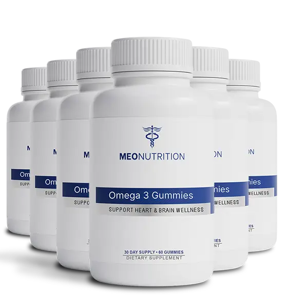 6 Bottles of Omega 3 Gummies